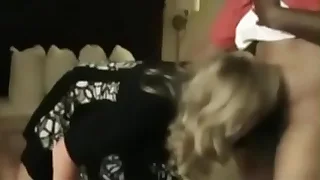 BLONDE MATURE WIFE with an increment of BBC